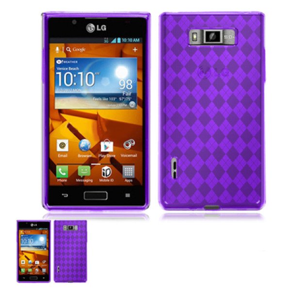 Wholesale TPU Gel Case for LG Venice / Splendor / US730 (Purple)